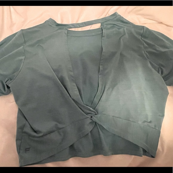 Really nice shirt for working out teal colour Fabletics women’s size small - Picture 1 of 6